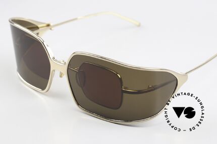 Christian Roth 14004 2 In 1 Glasses Polarized, with a large wrap-around sun clip; polarized, 100%, Made for Men and Women