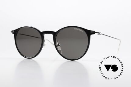 Montblanc MB0097S Classic Panto Sunglasses Details