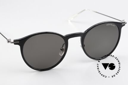 Montblanc MB0097S Classic Panto Sunglasses, the frame can also be glazed with prescription lenses, Made for Men