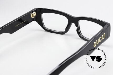 Gucci GG1297O Massive Acetate Frame Black, frame can be fitted with any lenses (varifocal), Made for Men and Women