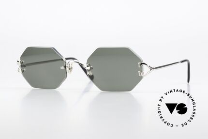 Cartier Rimless Octag One Of A Kind Platinum Details