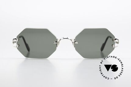 Cartier Rimless Octag One Of A Kind Platinum, model of the rimless series with new OCTAG lenses, Made for Men and Women