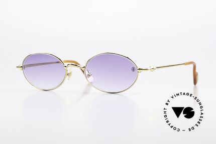 Cartier Filao - S Small Oval 90s Shades 22ct Details
