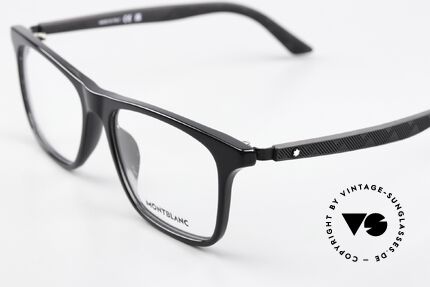 Montblanc MB0359O Sporty Glasses Classic, the plastic frame can be glazed with lenses of any kind, Made for Men