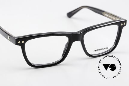 Montblanc MB0322O Square Black Eyeglasses, unworn MONTBLANC eyewear + orig. Montblanc case, Made for Men and Women