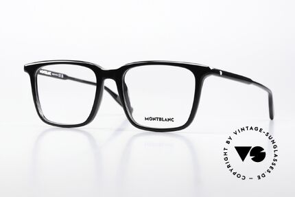 Montblanc MB0011O Black Frame In Large Size Details