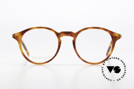Gucci GG1160O Acetate Frame Panto Tortoise, classic brown-tortoise acetate frame (unisex), Made for Men and Women