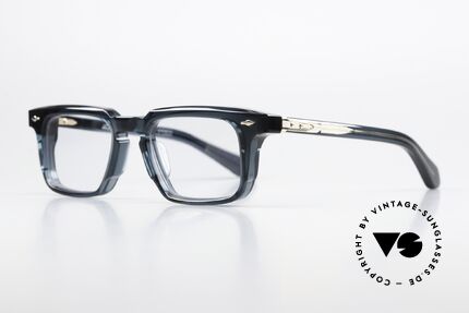 Jacques Marie Mage Moscova Striking Square Eyeglasses, square frame, color: indigo / gold, in size 48-20, Made for Men