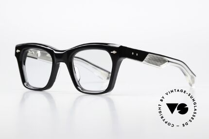 Jacques Marie Mage Picabia Wellington-Shaped 50's Style, striking frame, coloring: "shadow", in size 49-23, Made for Men and Women