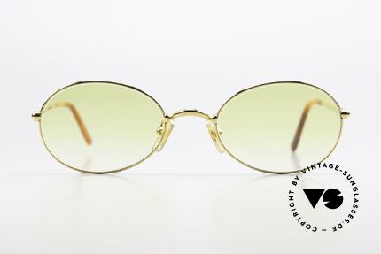 Cartier Saturne - L Oval 90's Luxury Sunglasses, model from the 'Thin Rim' series by Cartier; L size 53/21, Made for Men and Women