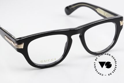 Gucci GG1519O Thick Black Frame Rosé Gold, unworn, including Gucci case & cleaning cloth, Made for Men and Women