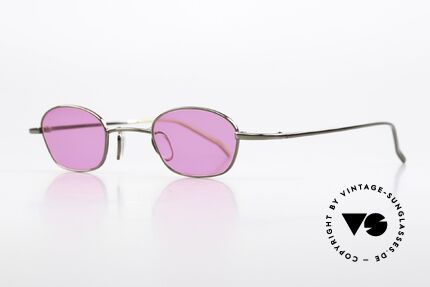 Christian Roth 14007 Avantgarde Sunglasses 2000, bronze finish with rose-colored lenses, unisex!, Made for Men and Women