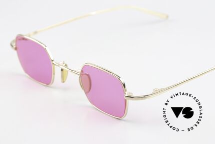 Christian Roth 14004 Pure Titanium Gold-Plated, sun lenses (100% UV) can be replaced if needed, Made for Men and Women