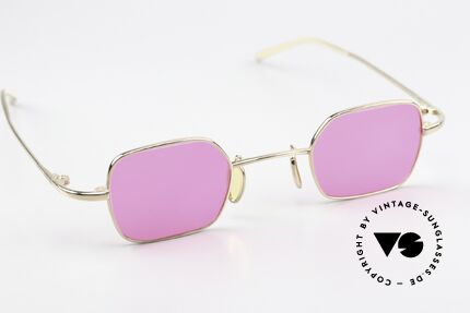 Christian Roth 14004 Pure Titanium Gold-Plated, (the small frame is ideal for high prescriptions), Made for Men and Women