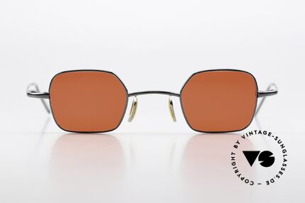 Christian Roth 14004 Titan Shades Blood Orange, small titanium frame in size 38/26, made in Japan, Made for Men and Women