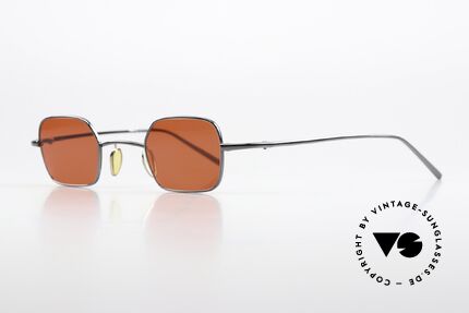 Christian Roth 14004 Titan Shades Blood Orange, gunmetal frame with blood orange lenses, unisex, Made for Men and Women