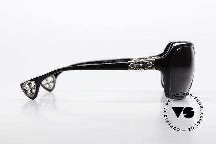 Chrome Hearts Thrust Biker Shades Sterling Silver, non-reflecting Zeiss sun lenses; 100% UV protection, Made for Men and Women