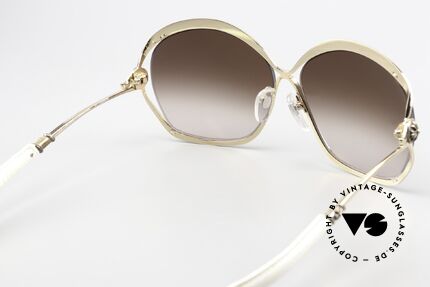 Chrome Hearts Fluffer White Lizard Leather Frame, Size: large, Made for Women