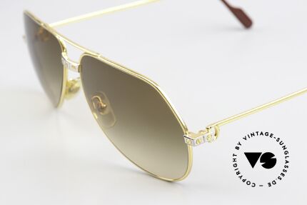 Cartier Vendome Santos - M Aviator Brown Gradient, worn by actor Christopher Walken (JAMES BOND, 1985), Made for Men and Women