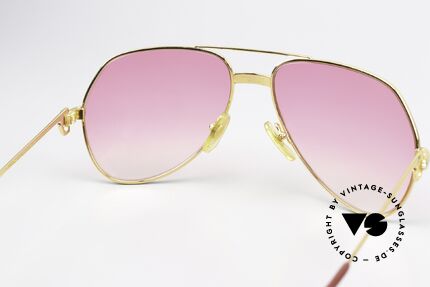Cartier Vendome LC - M Aviator Shades Pink Gradient, 2. hand model, but in mint condition + orig. Cartier box, Made for Men and Women