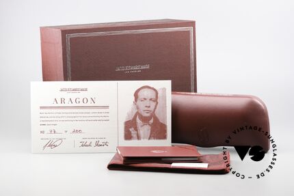 Jacques Marie Mage Aragon Poet Titan Sunglasses, Size: large, Made for Men and Women