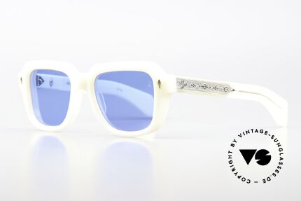 Jacques Marie Mage Taos Limited Edition In Mykonos, color: Mykonos, blue CR39 sun lens, size 55/17, Made for Men and Women