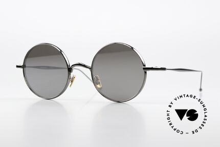 Jacques Marie Mage Diana With Mirrored Sun Lenses, Jacques Marie Mage sunglasses, Diana; col. Black, Made for Men and Women