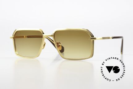 Jacques Marie Mage Vasco Square Luxury Shades Men, Jacques Marie Mage sunglasses, mod. Vasco, gold, Made for Men