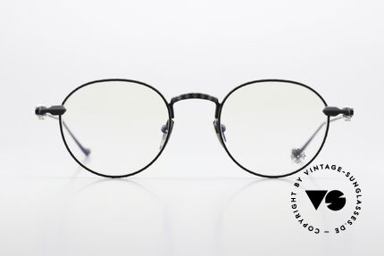 Chrome Hearts Vagidictorian III Panto Specs Matte Black, unisex model in matte black, size 48/21, 148, Made for Men and Women