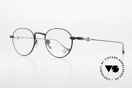 Chrome Hearts Vagidictorian III Panto Specs Matte Black, titanium luxury frame + sterling silver decor, Made for Men and Women