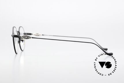 Chrome Hearts Vagidictorian III Panto Specs Matte Black, with the typical insignia of CHROME HEARTS, Made for Men and Women