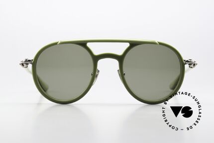 Chrome Hearts Loveboat Aviator Sunglasses Matcha, great color: matcha (ground green tea), Made for Men and Women