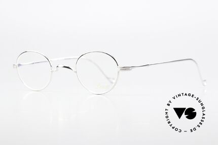 Lunor II 20 Platinum-Plated Frame Small, well-known for the "W-bridge" & the plain frame designs, Made for Men and Women