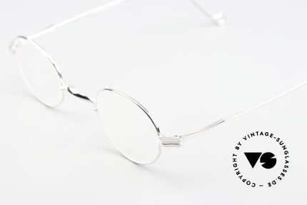 Lunor II 20 Platinum-Plated Frame Small, precious & costly frame alloying in PP = platinum plated, Made for Men and Women