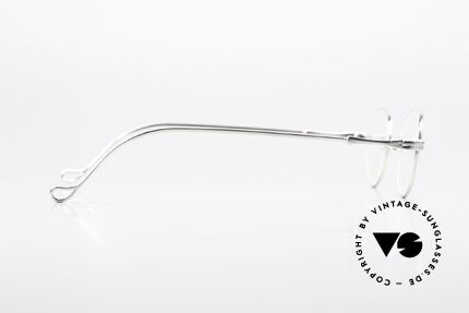 Lunor II 20 Platinum-Plated Frame Small, the frame can be glazed optionally, size 41/26mm, 136mm, Made for Men and Women
