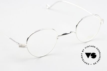 Lunor II 15 Old Panto Frame Platinum, unworn single item (for all lovers of quality), true rarity, Made for Men and Women
