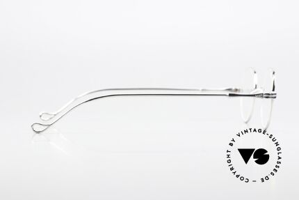 Lunor II 15 Old Panto Frame Platinum, NO RETRO EYEGLASSES; but a luxury vintage ORIGINAL, Made for Men and Women