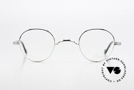 Lunor II A 15 Platinum Frame With Acetate, full rimmed, PLATINUM-PLATED (top-notch quality), Made for Men and Women