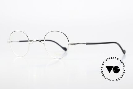Lunor II A 15 Platinum Frame With Acetate, in size 39/26; can be glazed with strong prescriptions, Made for Men and Women