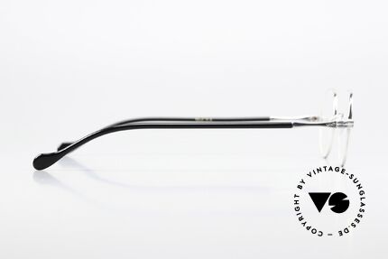 Lunor II A 15 Platinum Frame With Acetate, NO RETRO EYEGLASSES; but a luxury vintage ORIGINAL, Made for Men and Women