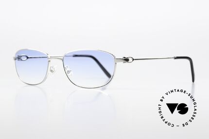 Cartier Whisper Shiny Platinum Shades Unisex, PLATINUM-PLATED metal frame (SHINY PLATINUM), Made for Men and Women
