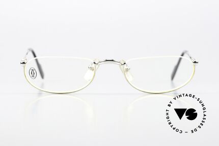 Cartier Demi Lune 2000 - S Reading Specs Ladies Gents, unisex model of the 'THIN RIM' Collection by Cartier, Made for Men and Women