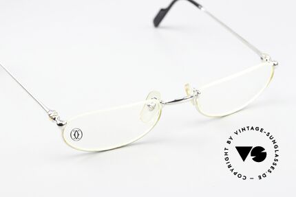 Cartier Demi Lune 2000 - S Reading Specs Ladies Gents, NO retro eyeglasses; an old original from app. 2000!, Made for Men and Women