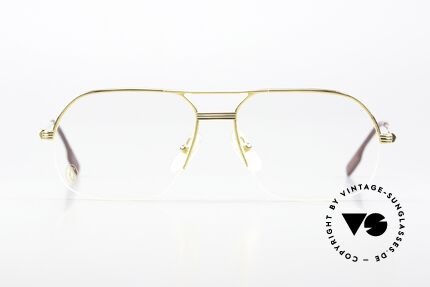 Cartier Orsay Luxury Vintage Eyeglasses, model of the 'Semi-Rimless' Collection by CARTIER, Made for Men