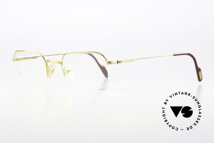 Cartier Broadway - M 90's Original Eyeglass-Frame, costly 22ct gold-plated frame (like all vintage Cartier), Made for Men