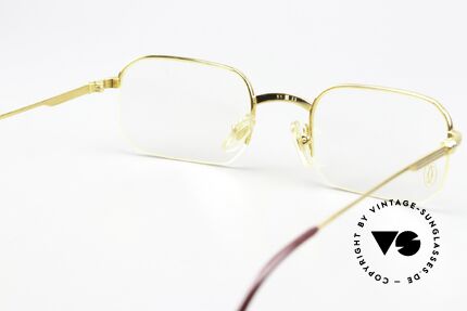 Cartier Broadway - M 90's Original Eyeglass-Frame, lens height is 34mm = suitable for progressive lenses, Made for Men