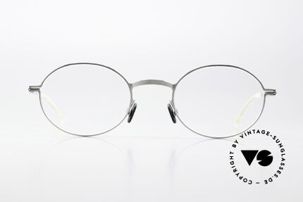 Mykita Aki Oval Frame Shiny Silver, unisex specs, LITE collection made from 2017-2018, Made for Men and Women