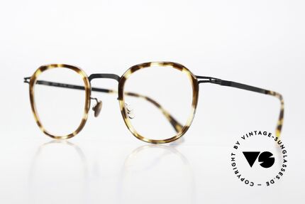 Mykita Birk Square Panto Lite Acetate, interesting color = Shiny Graphite / Cocoa Sprinkles, Made for Men and Women
