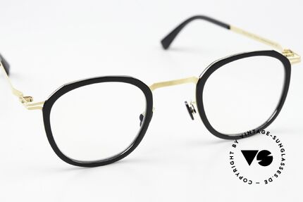 Mykita Birk Square Panto Black Gold, unworn model from 2018 comes with original packing, Made for Men and Women