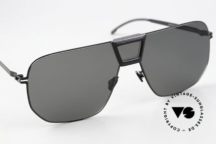 Mykita Mylon Cayenne Black Pitch Black Dark Grey, unworn model with original case by MYKITA, Made for Men and Women
